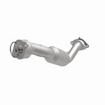 MagnaFlow 52463 oem grade direct-fit catalytic converter, opposite front three-quarter view of the turntable spin