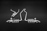 Capristo ECE valved exhaust with mid-pipes for the Porsche 958 Cayenne V8, complete system