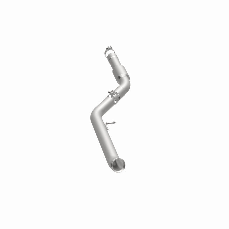 MagnaFlow 21-554 oem grade direct-fit catalytic converter, opposite side view of the turntable spin
