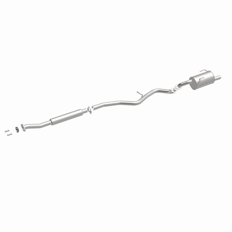 BRExhaust 106-0252 direct-fit exhaust kit, front three-quarter view of the turntable spin