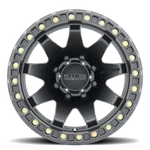 Method MR108 17x9 -44mm Offset 8x170 130.81mm CB Matte Black w/BH-H24 Wheel