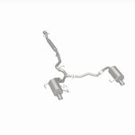 BRExhaust 106-0069 direct-fit exhaust kit, rear three-quarter view of the turntable spin