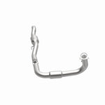 MagnaFlow 52492 oem grade direct-fit catalytic converter, opposite side view of the turntable spin