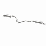 BRExhaust 106-0869 direct-fit exhaust kit, opposite rear three-quarter view of the turntable spin