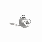 MagnaFlow 4481699 carb direct-fit catalytic converter, side view of the turntable spin