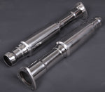Capristo dampened secondary cat spare pipes for Aston Martin V12 Vantage, polished stainless