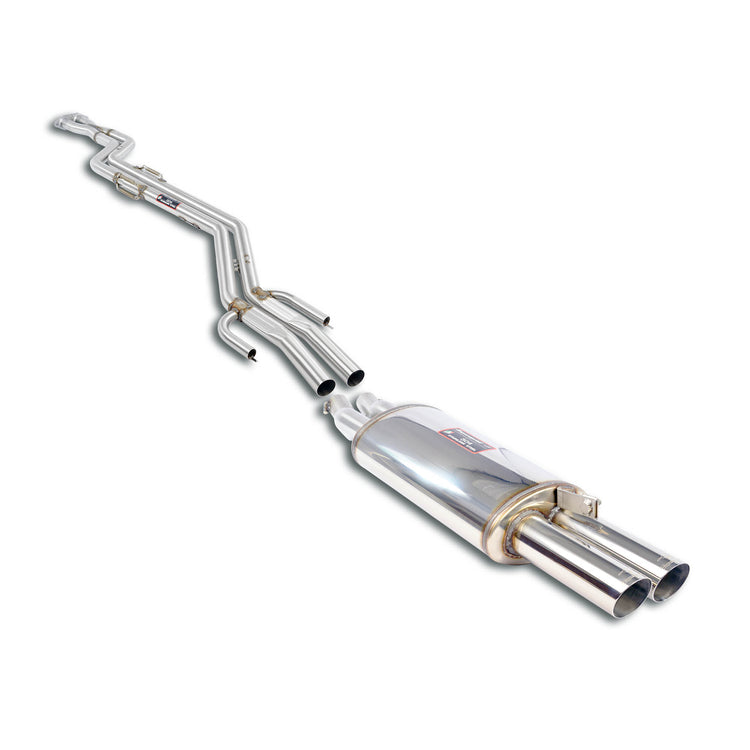 wide front view of Supersprint Racing package - A for BMW E30 M3 2.3L 1985-1992 with white background