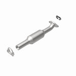 MagnaFlow 51449 oem grade direct-fit catalytic converter, rear view of the turntable spin