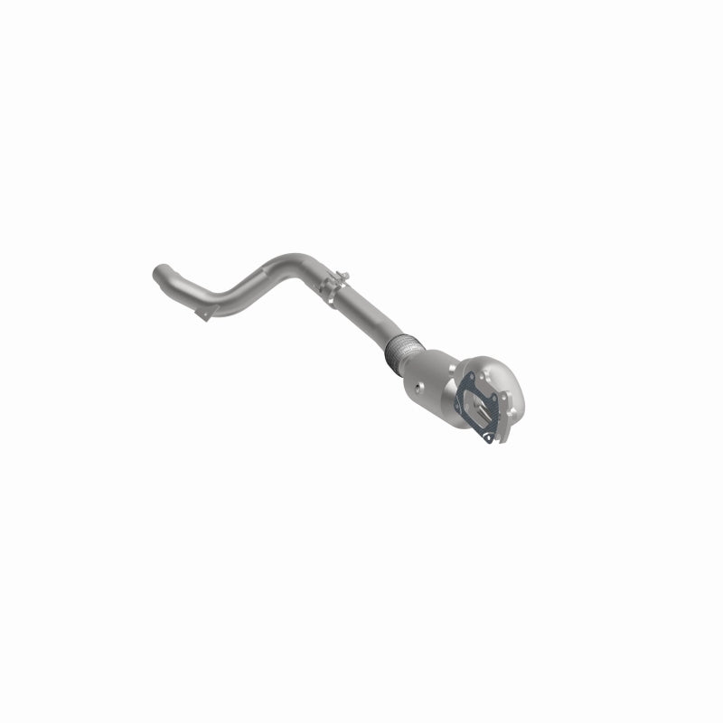 MagnaFlow 6561139 carb manifold converter, front three-quarter view of the turntable spin
