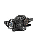 Differential assembly with cradle and dual mount installed