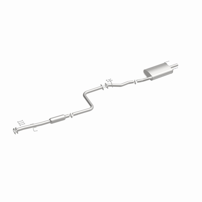 BRExhaust 106-0377 direct-fit exhaust kit, front three-quarter view of the turntable spin
