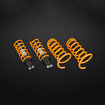 H&R coilover suspension kit for Alfa Romeo 4C with orange springs