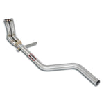 wide view of Supersprint Y-Pipe (non-resonated) for Alfa Romeo Giulia Sprint GT 1600 1963-1966 with white background