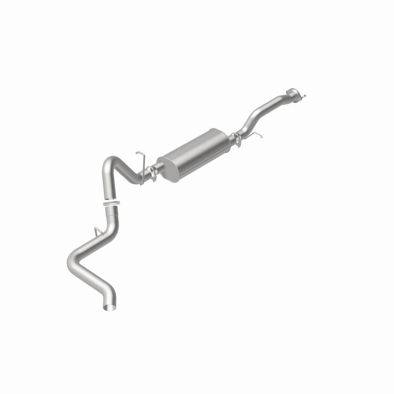BRExhaust 106-0416 direct-fit exhaust kit, rear view of the turntable spin