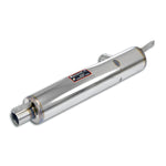 wide view of Supersprint Rear exhaust for BMW E9 2.5 CS 1974-1975 with white background