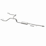 BRExhaust 106-1084 direct-fit exhaust kit, opposite rear three-quarter view of the turntable spin