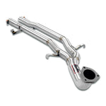 wide view of Supersprint Centre pipe for Alfa Romeo GTV 2.5 V6 1998-2004 with white background