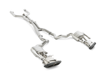 Akrapovic Evolution Line (Titanium) MTP-ME/T/2H/1 for Mercedes-Benz C63 AMG Sedan (W205) 2015-2018, side view