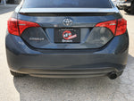 aFe 14-19 Toyota Corolla 1.8L Takeda 2.5in 304SS Axle-Back Exhaust w/ Black Tip