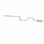 BRExhaust 106-0073 direct-fit exhaust kit, side view of the turntable spin
