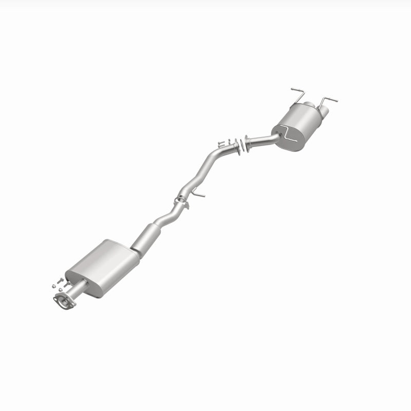 BRExhaust 106-0160 direct-fit exhaust kit, opposite front three-quarter view of the turntable spin