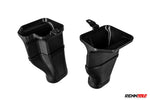 C140 airbox inlets from the intake end - V12 Airbox Inlets for the 1993-1999 S 600 Coupe / CL 600
