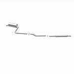 BRExhaust 106-0213 direct-fit exhaust kit, opposite rear three-quarter view of the turntable spin