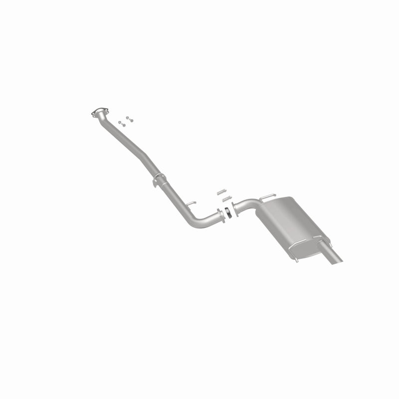 BRExhaust 106-0746 direct-fit exhaust kit, rear three-quarter view of the turntable spin