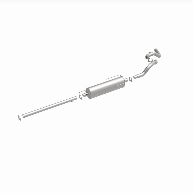 BRExhaust 106-0029 direct-fit exhaust kit, front three-quarter view of the turntable spin