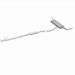 BRExhaust 106-0225 direct-fit exhaust kit, front three-quarter view of the turntable spin