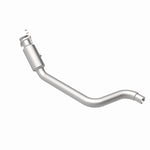 MagnaFlow 5561300 carb direct-fit catalytic converter, rear view of the turntable spin