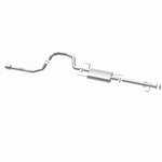 BRExhaust 106-0756 direct-fit exhaust kit, opposite rear three-quarter view of the turntable spin