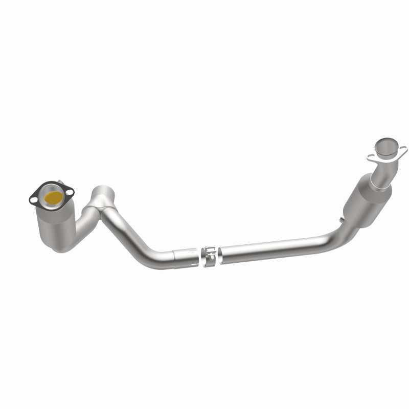MagnaFlow 5451711 carb direct-fit catalytic converter, opposite side view of the turntable spin