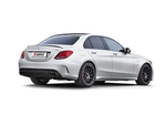 Akrapovic Evolution Line (Titanium) MTP-ME/T/2H/1 for Mercedes-Benz C63 AMG Sedan (W205) 2015-2018, detail view