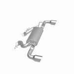 BRExhaust 108-0199 muffler, side view of the turntable spin