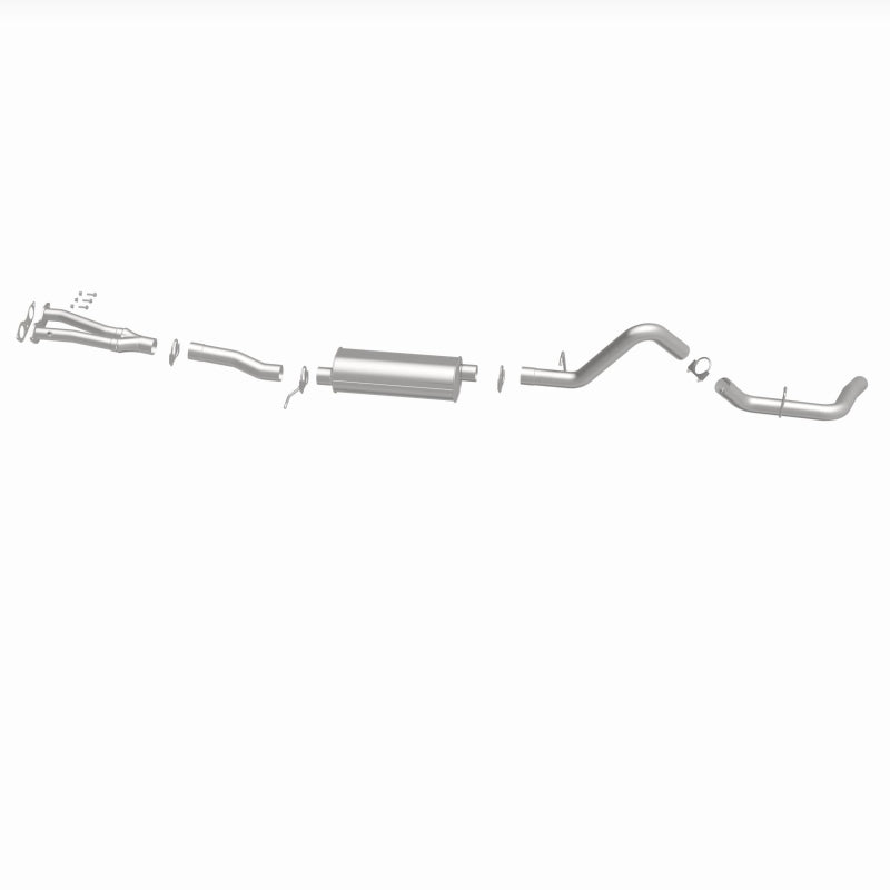 BRExhaust 106-0473 direct-fit exhaust kit, side view of the turntable spin