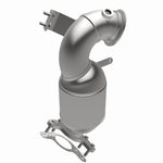 MagnaFlow 280132 oem grade direct-fit catalytic converter, opposite side view of the turntable spin