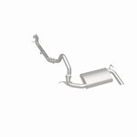 BRExhaust 106-0947 direct-fit exhaust kit, rear three-quarter view of the turntable spin