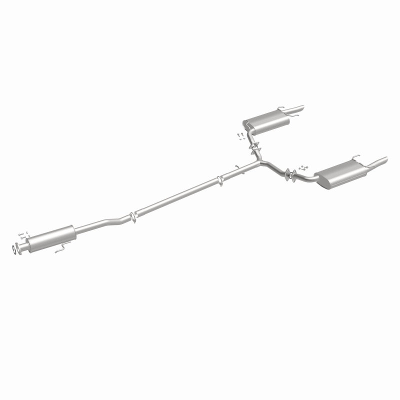 BRExhaust 106-0799 direct-fit exhaust kit, front three-quarter view of the turntable spin