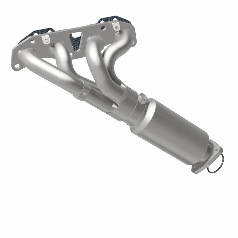 MagnaFlow 5582596 carb manifold converter, rear view of the turntable spin