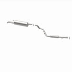 BRExhaust 106-0311 direct-fit exhaust kit, opposite rear three-quarter view of the turntable spin