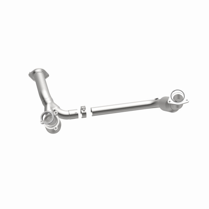 MagnaFlow 5451194 carb direct-fit catalytic converter, opposite side view of the turntable spin