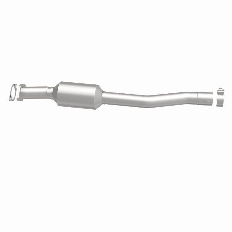 MagnaFlow 5592103 carb direct-fit catalytic converter, side view of the turntable spin