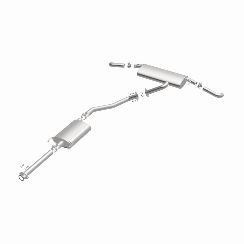 BRExhaust 106-0958 direct-fit exhaust kit, opposite front three-quarter view of the turntable spin