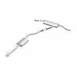 BRExhaust 106-0958 direct-fit exhaust kit, opposite front three-quarter view of the turntable spin