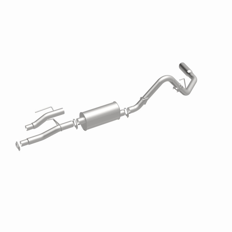 BRExhaust 106-0515 direct-fit exhaust kit, front three-quarter view of the turntable spin