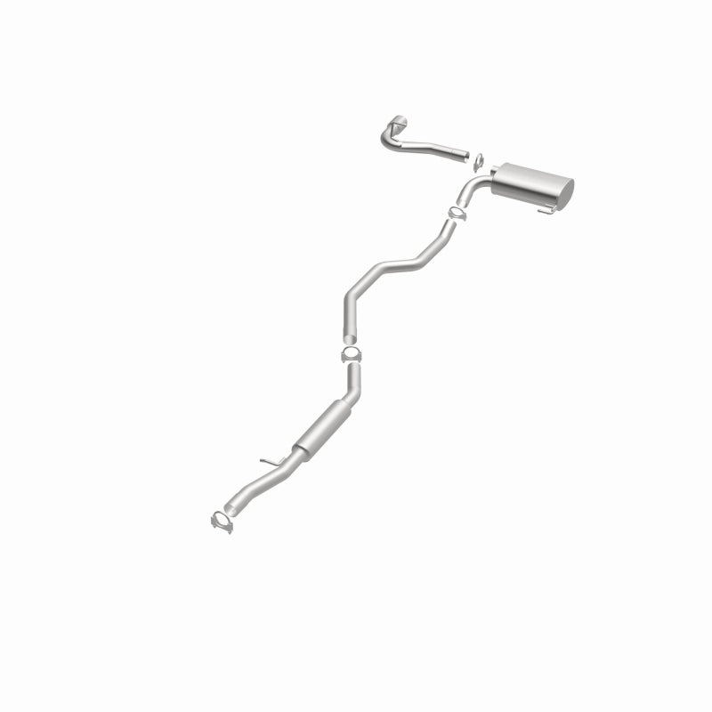 BRExhaust 106-0776 direct-fit exhaust kit, opposite front three-quarter view of the turntable spin