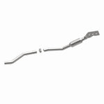 MagnaFlow 5551066 carb manifold converter, opposite side view of the turntable spin