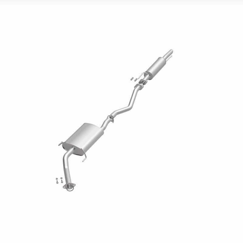 BRExhaust 106-0467 direct-fit exhaust kit, opposite front three-quarter view of the turntable spin