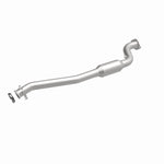 MagnaFlow 5491966 carb direct-fit catalytic converter, front three-quarter view of the turntable spin